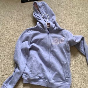 O’Neill purple zip up